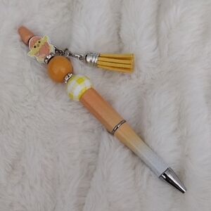 Charming Easter Pen with Tassel and Charm